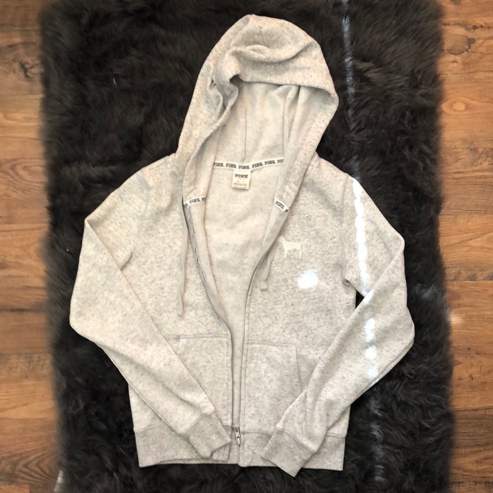 PINK zip up hoodie